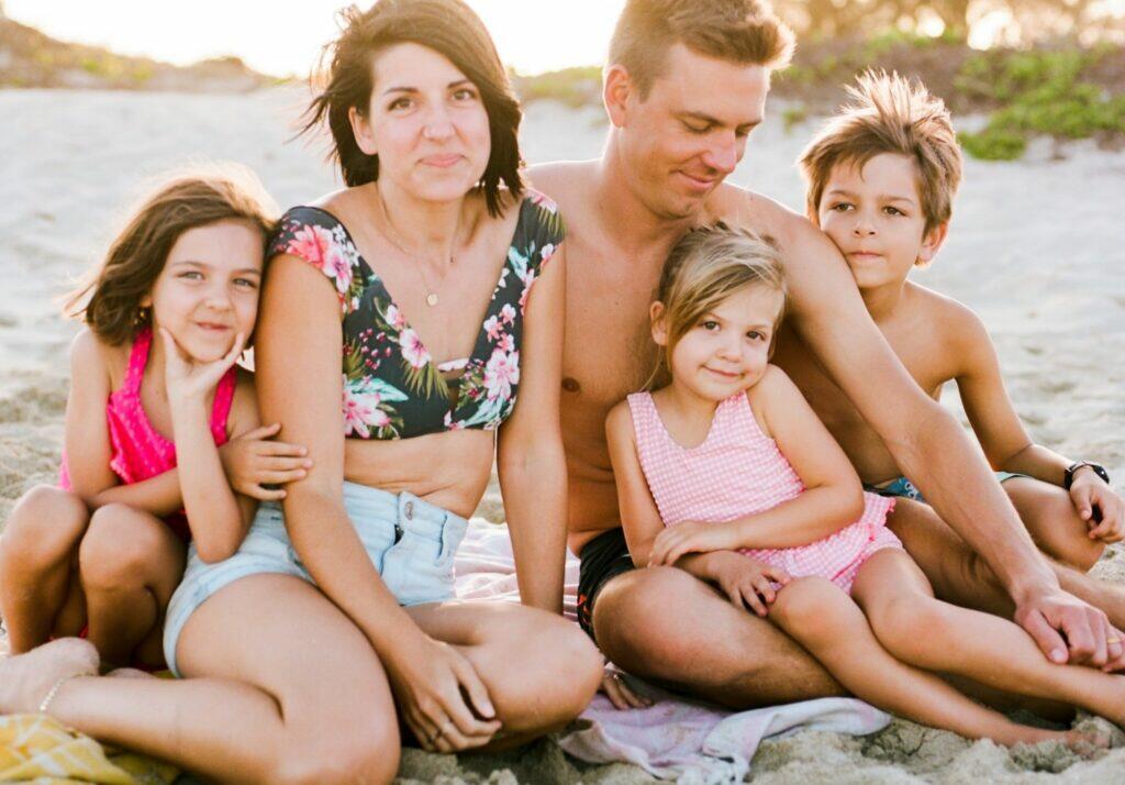 beach family session